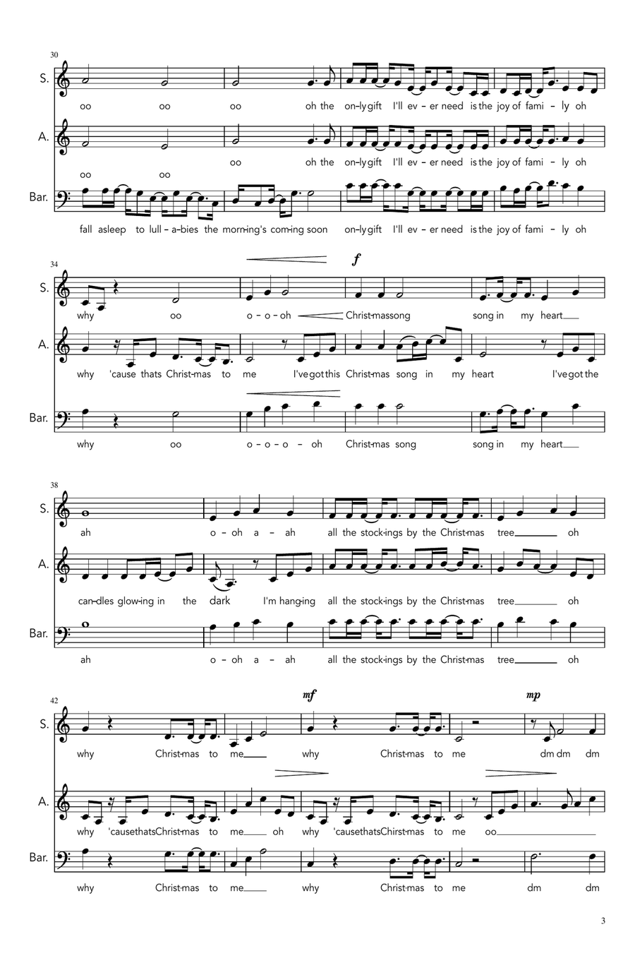That's Christmas To Me That's Christmas To Me 3-Part scores gallery preview page 3