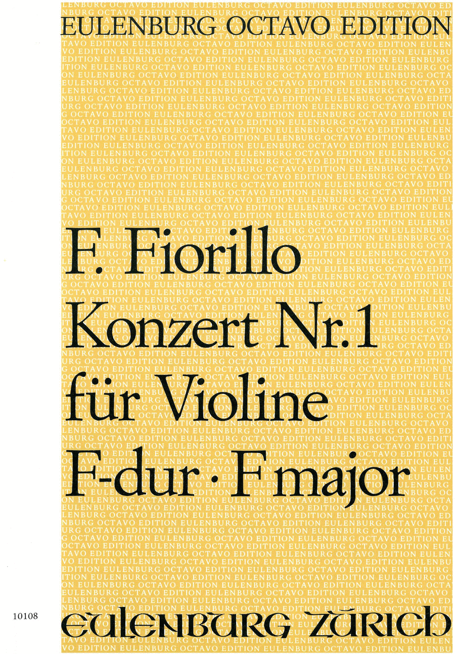 Concerto for violin no. 1 Chamber Orchestra scores gallery preview page 1