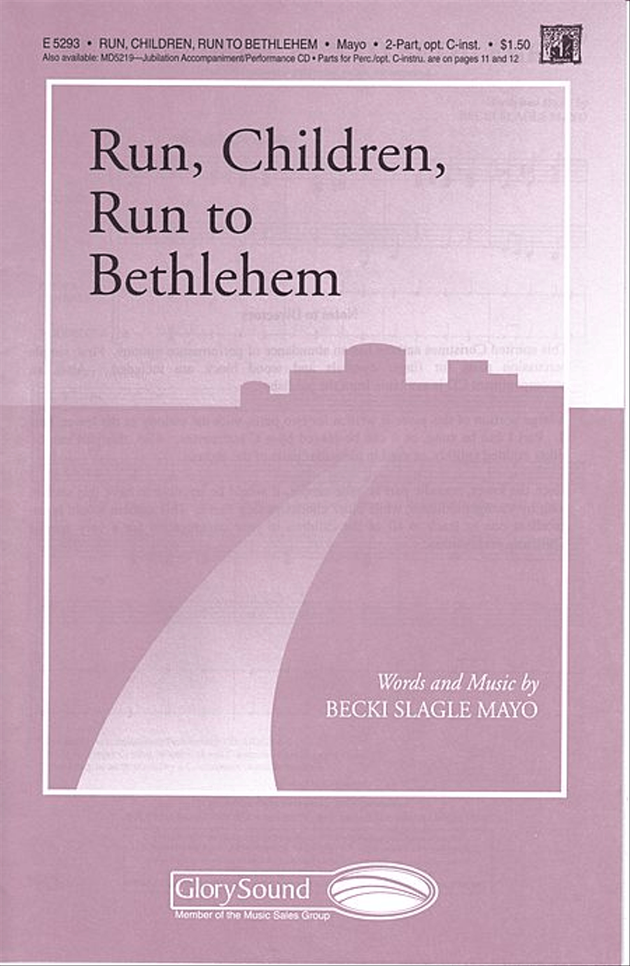 Run, Children, Run to Bethlehem 2-Part scores gallery preview page 1