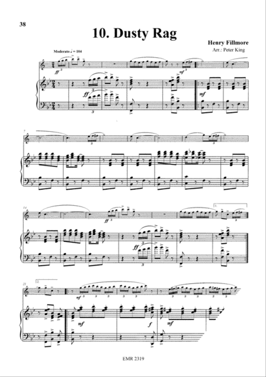 15 Rags Tenor Saxophone scores gallery preview page 12