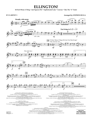 Ellington! (arr. Stephen Bulla) - Bb Clarinet 1