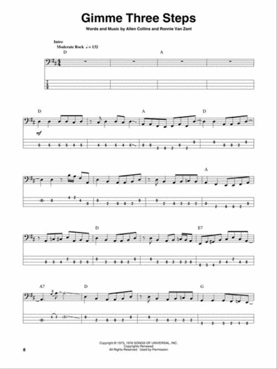 Classic Rock Classic Rock Bass Guitar Tablature scores gallery preview page 5