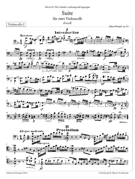 Suite in D minor Op. 22
