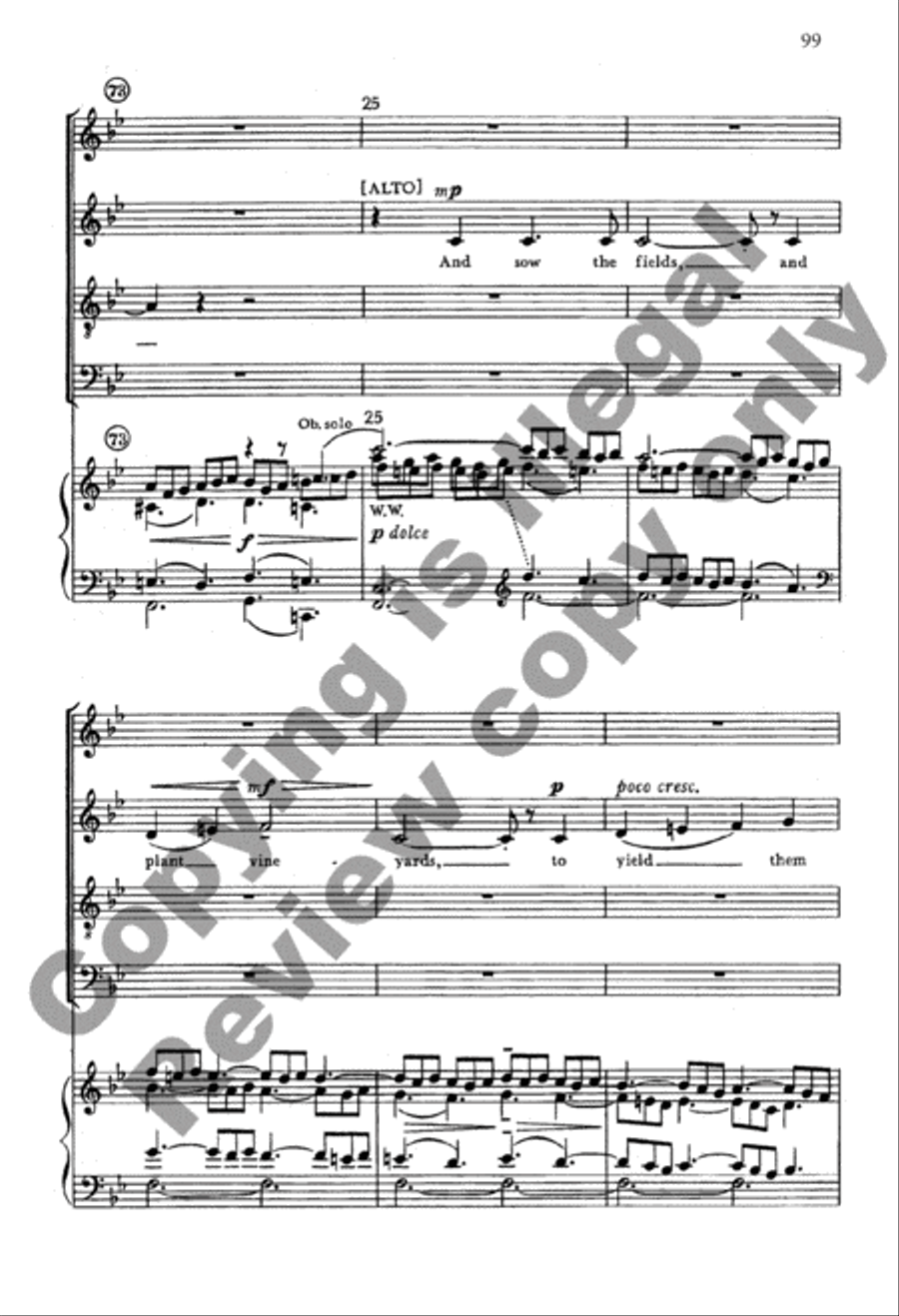 A Psalm Of Thanksgiving A Psalm Of Thanksgiving 4-Part scores gallery preview page 54