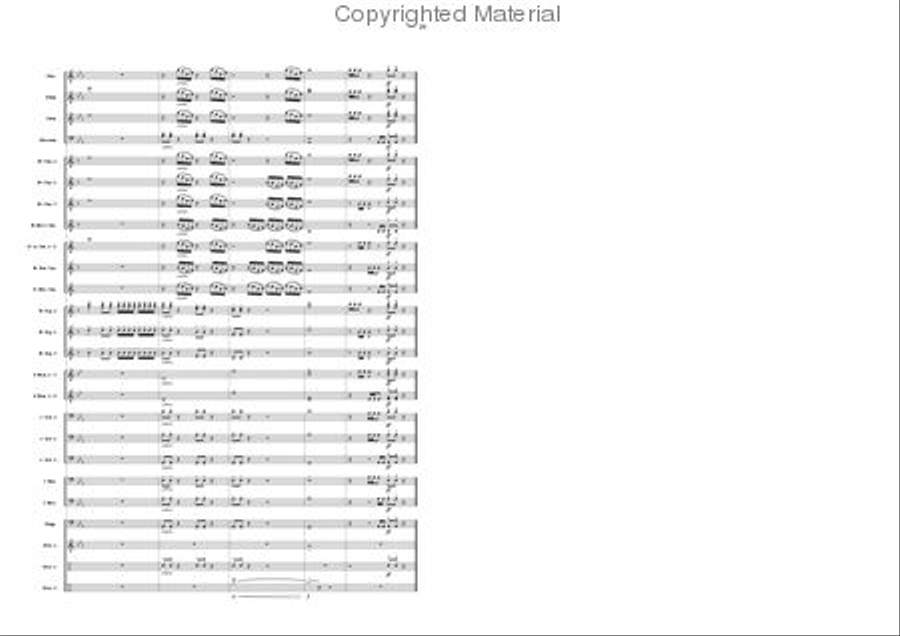 Fanfare for the Sun Concert Band scores gallery preview page 10