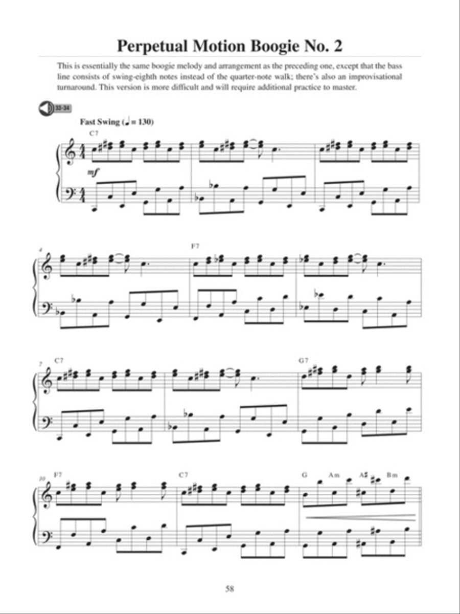 Teach Yourself to Play Blues & Boogie Piano Piano Method scores gallery preview page 6