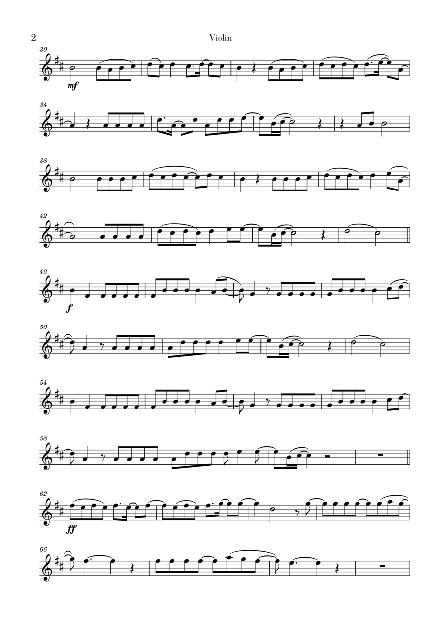 Despacito Violin Solo scores gallery preview page 2