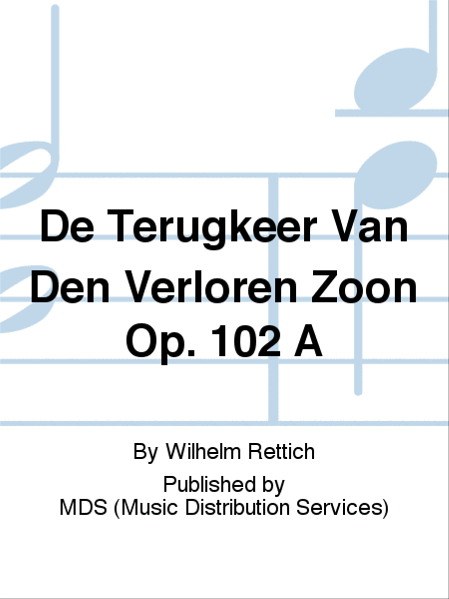 De Terugkeer van den verloren zoon op. 102 A Organ scores gallery preview page 1