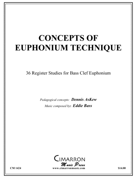 Concepts of Euphonium Tehnique