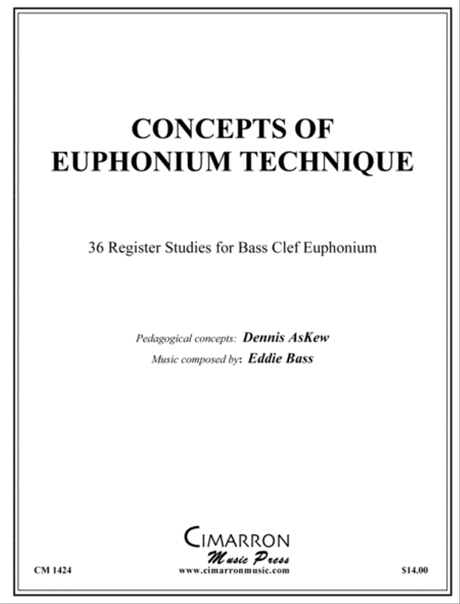 Concepts of Euphonium Technique