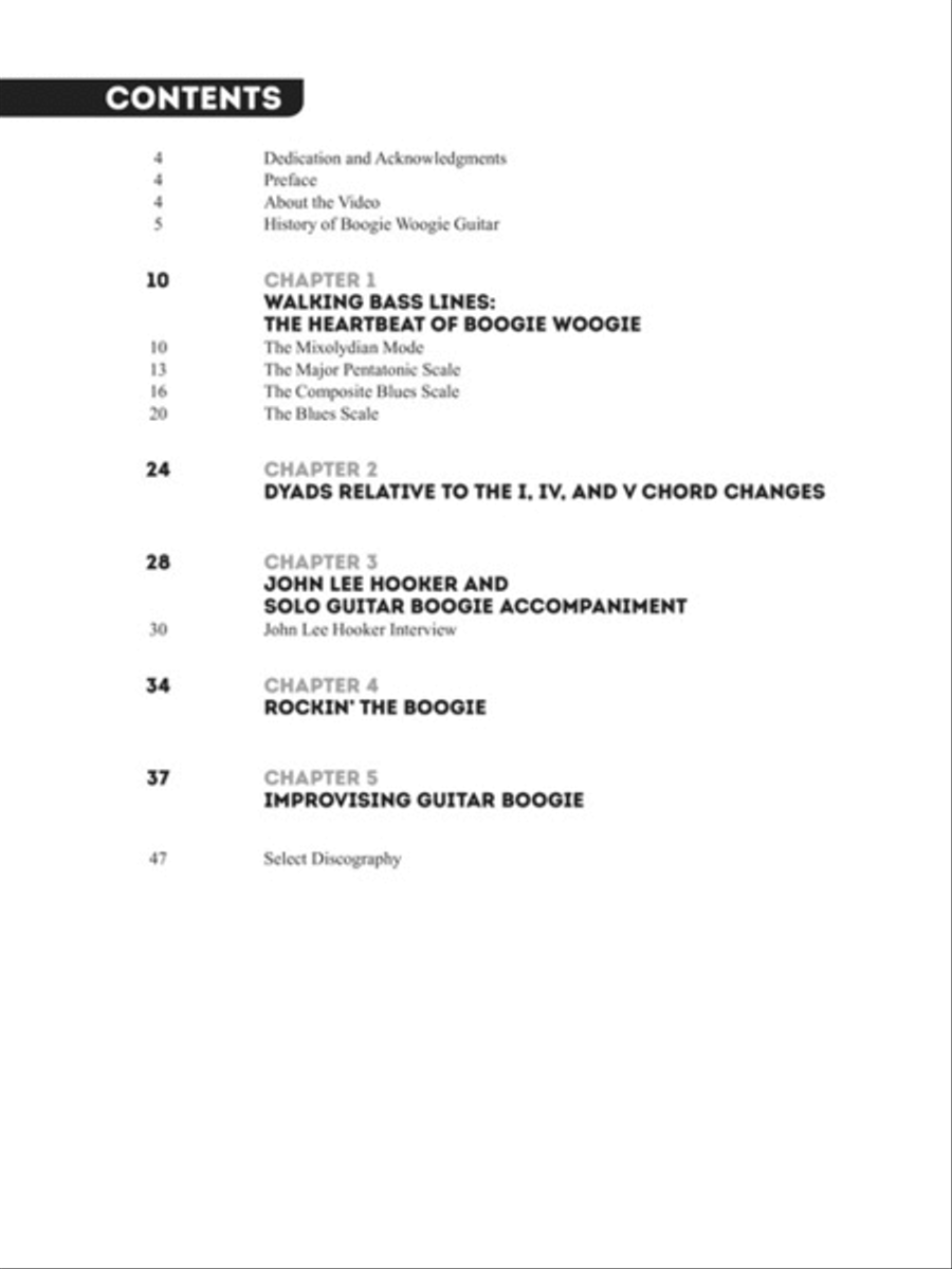 How to Play Boogie Woogie Guitar Electric Guitar scores gallery preview page 2