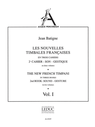 Book cover for The New French Timpani Book 2, Vol.1 (percussion Solo)