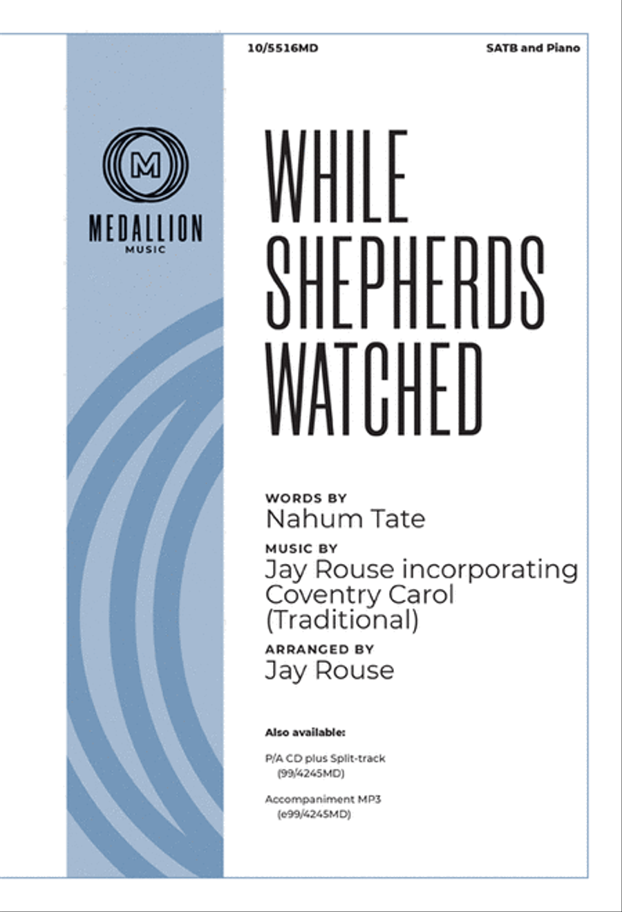 Book cover for While Shepherds Watched