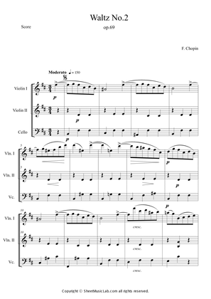 Book cover for Waltz No.10 in B Minor Op.69, No.2