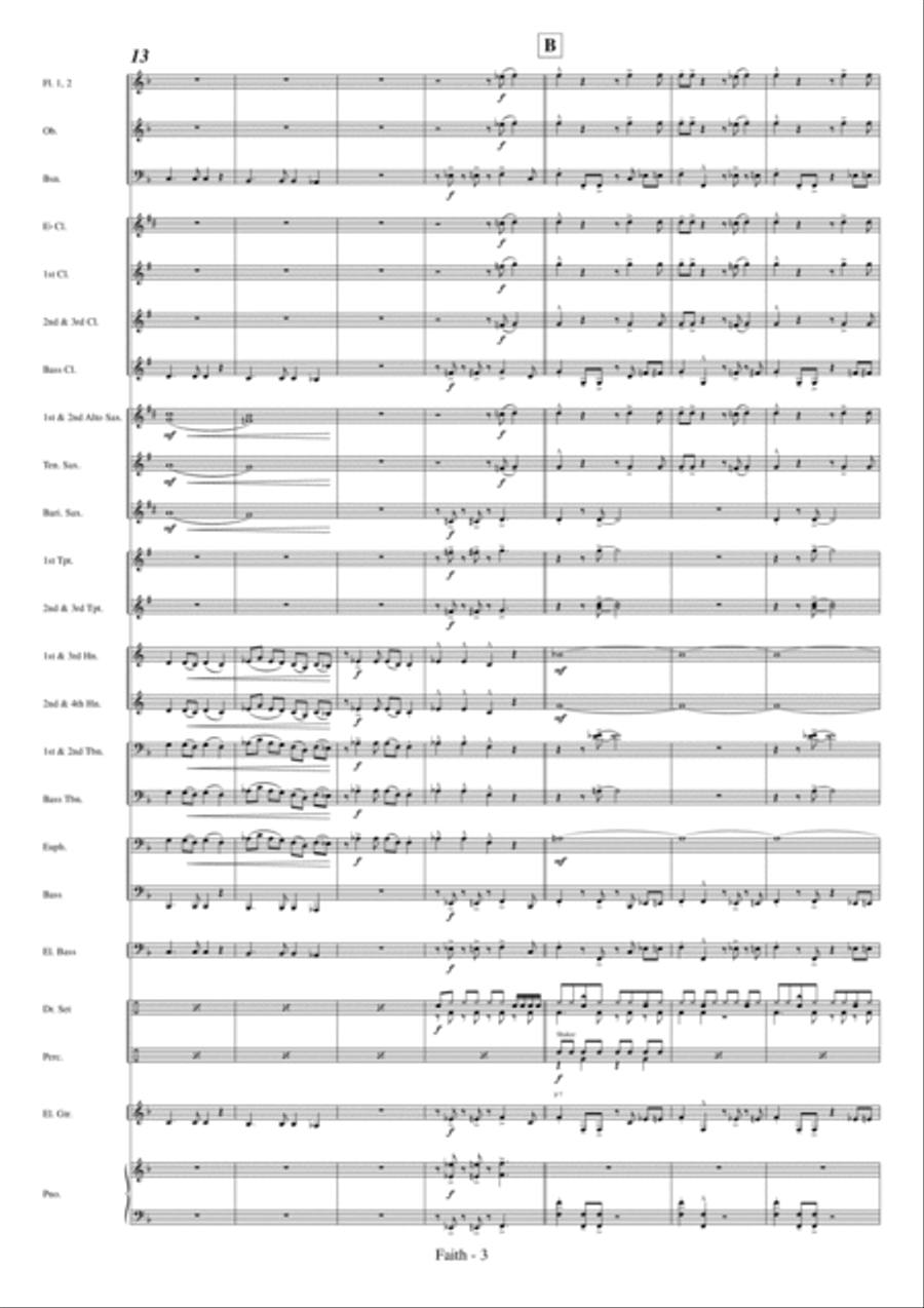 Faith Concert Band scores gallery preview page 5