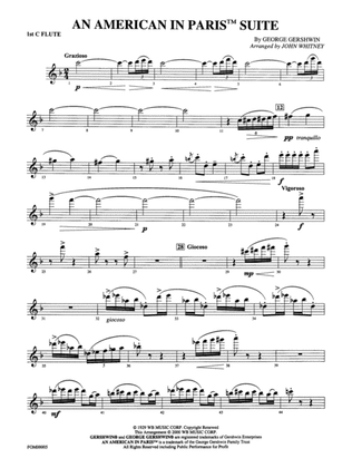Book cover for An American in Paris Suite: Flute