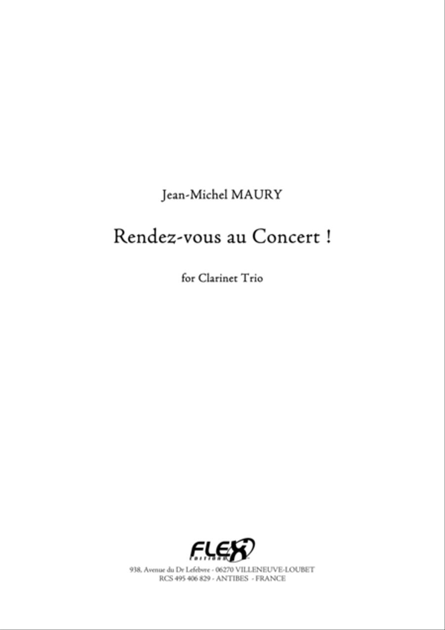 Book cover for Rendez-vous au Concert !