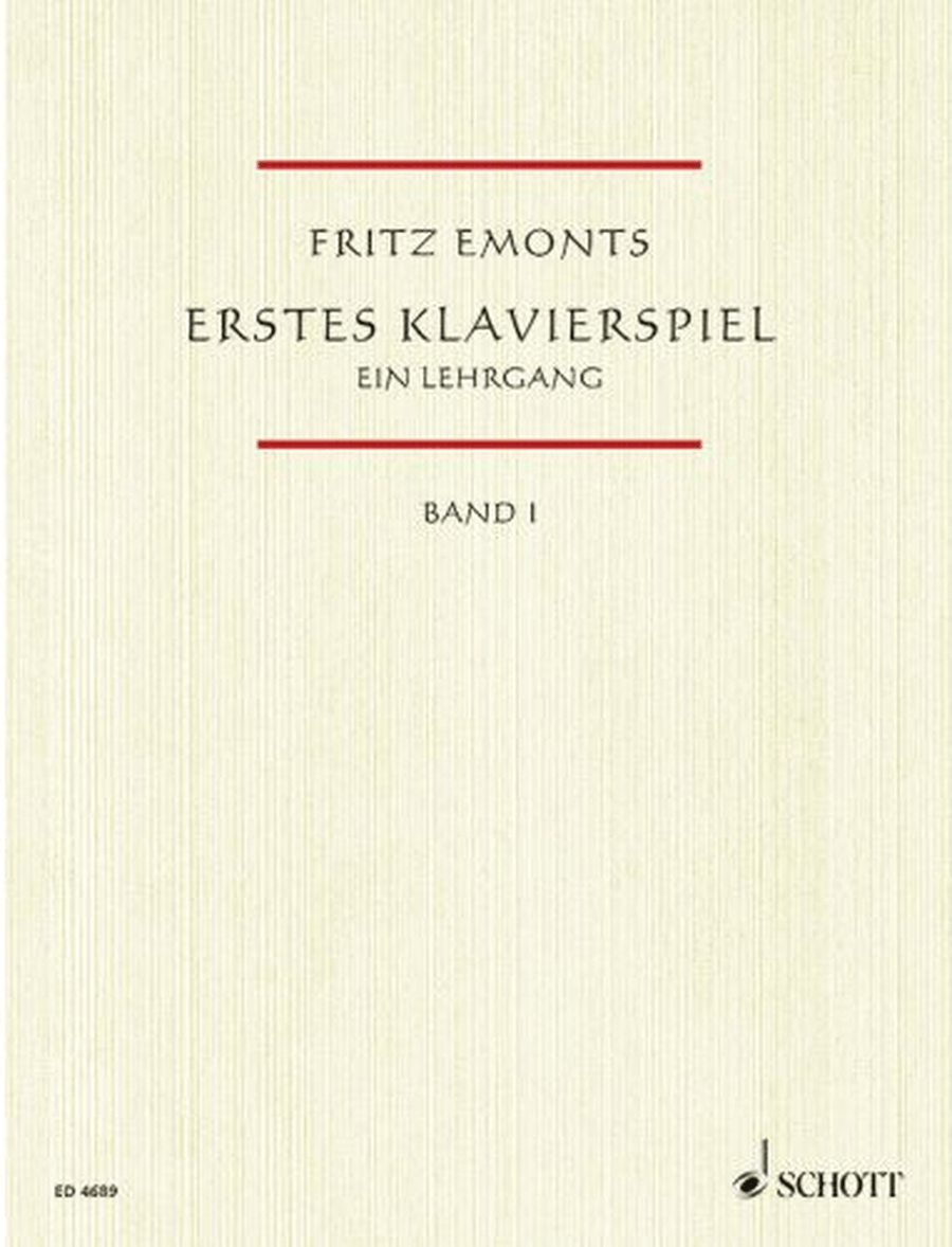 First Piano Book German Text Piano Solo scores gallery preview page 1