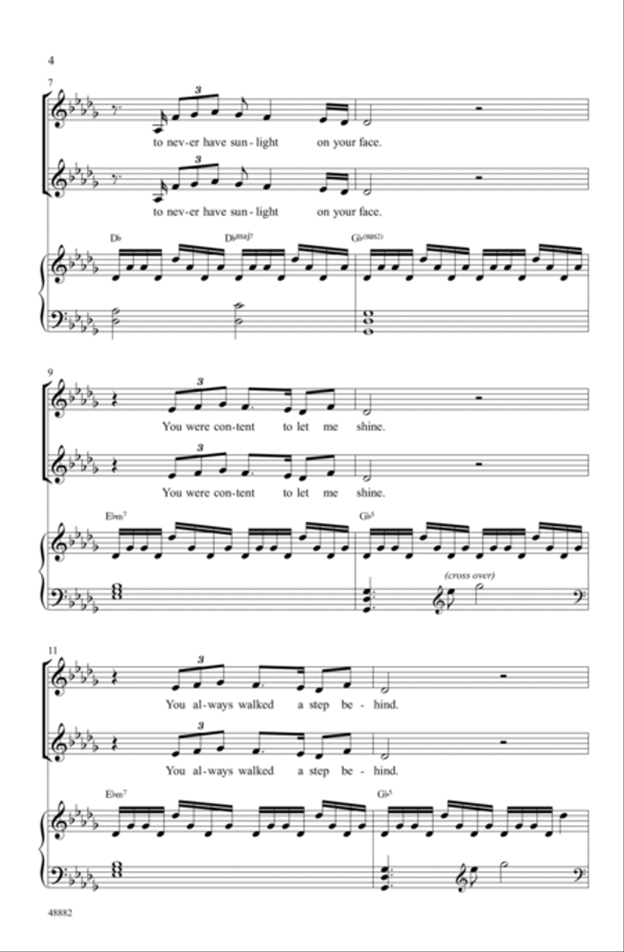 The Wind Beneath My Wings Choir scores gallery preview page 2