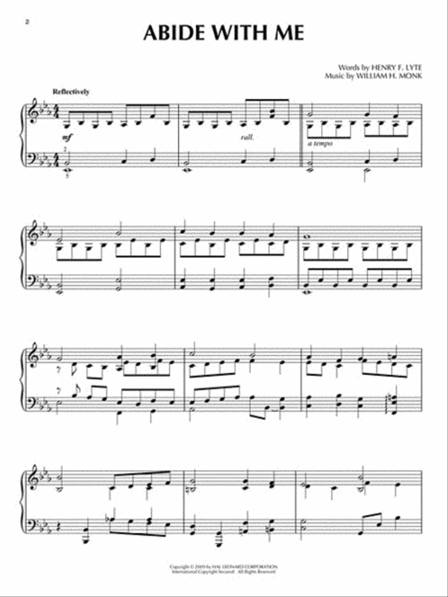 Music of Remembrance Piano Solo scores gallery preview page 3