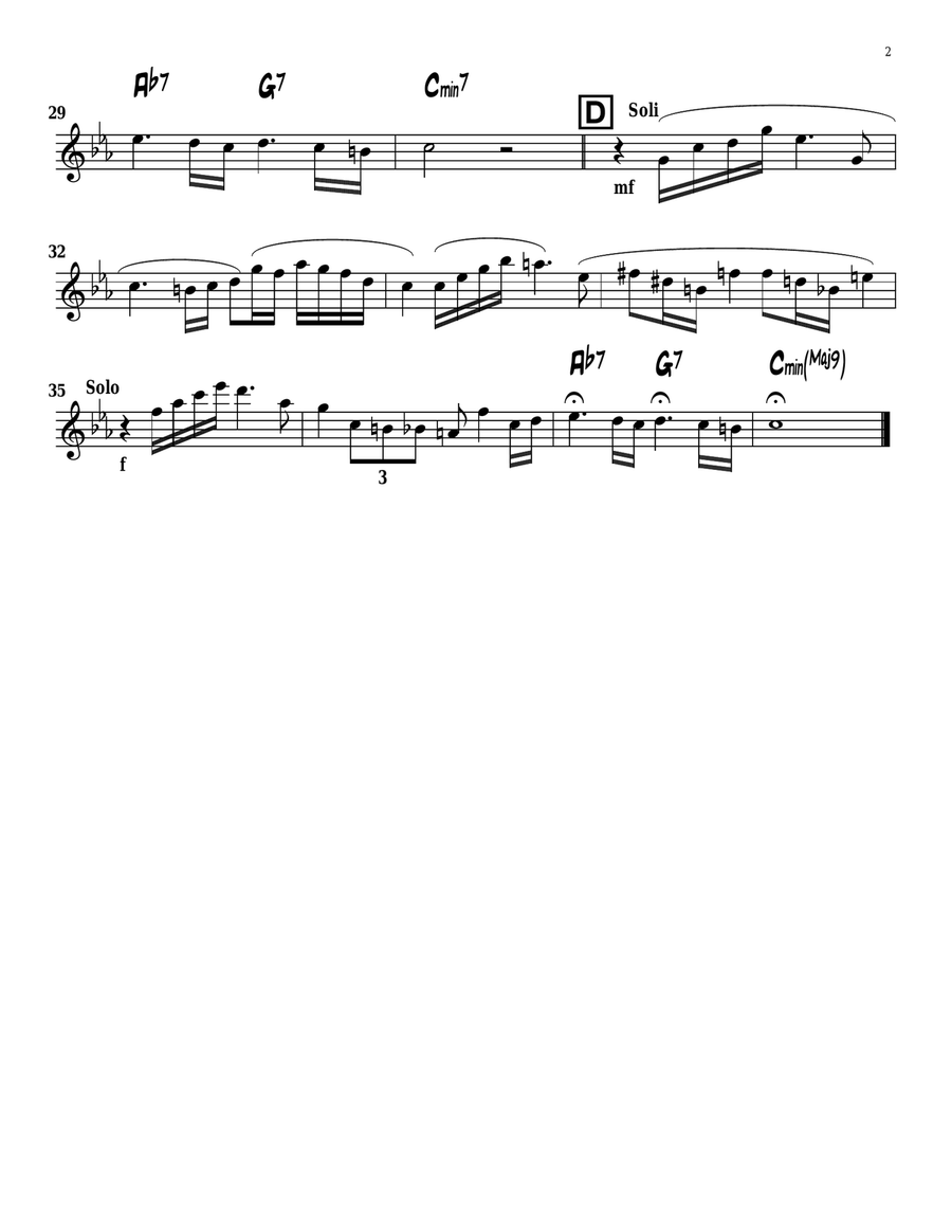 Round Midnight Round Midnight Jazz Ensemble scores gallery preview page 3