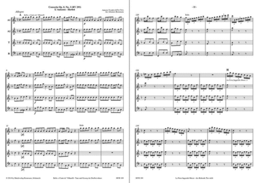 Concerto Op. 8, 3 Herbst