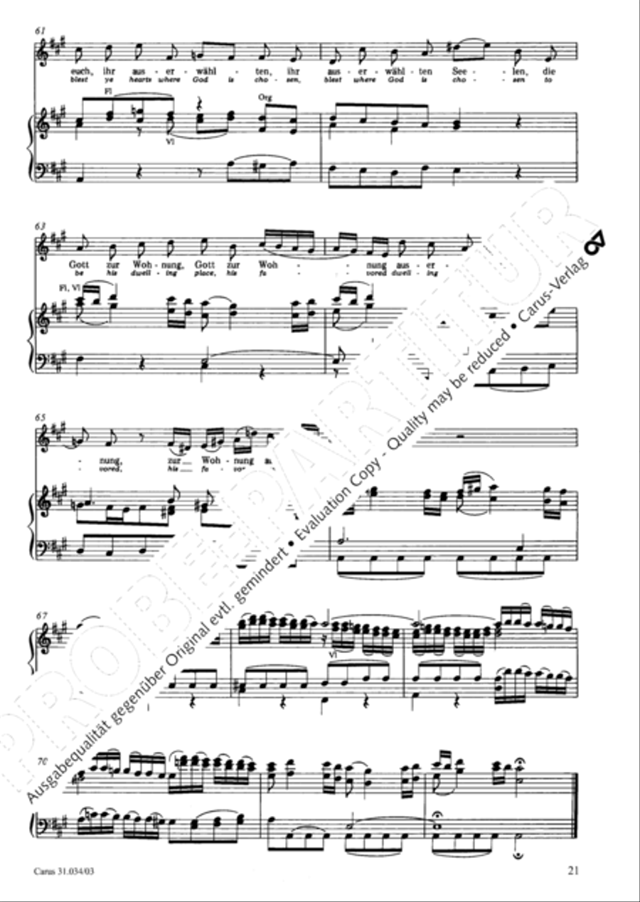 O fire everlasting (O ewiges Feuer, o Ursprung der Liebe) ATB scores gallery preview page 22