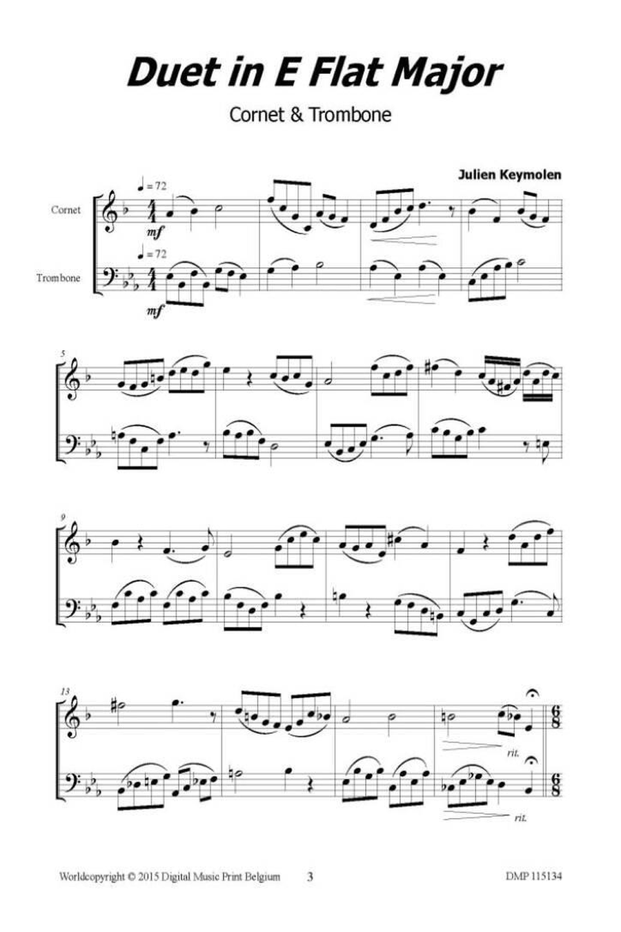Duet In E Flat Major Cornet scores gallery preview page 2