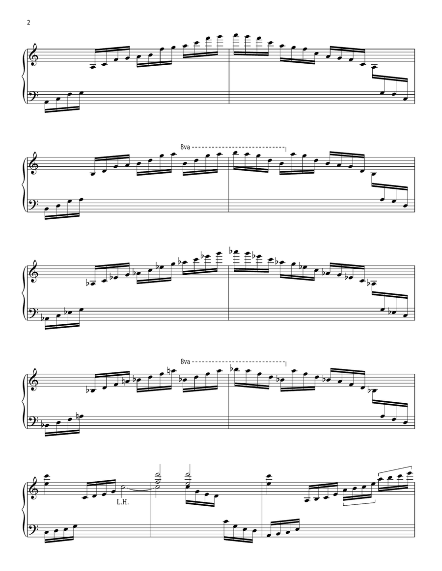 The Prelude (from Final Fantasy) Piano Solo scores gallery preview page 2