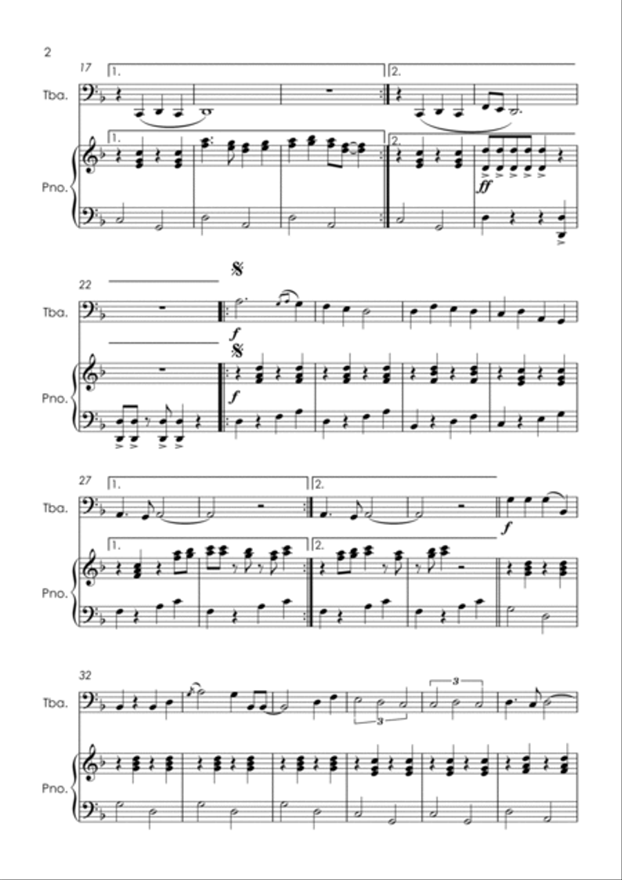 Chorando Se Foi (Lambada) Piano scores gallery preview page 4