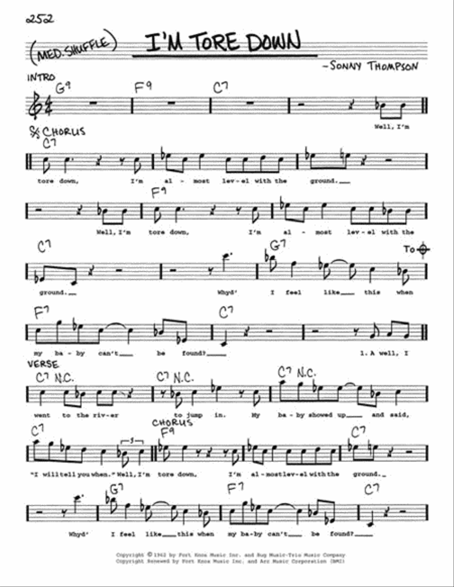 The Real Blues Book The Real Blues Book Piano scores gallery preview page 3