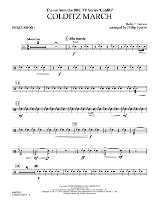 Colditz March (arr. Philip Sparke) - Percussion 1