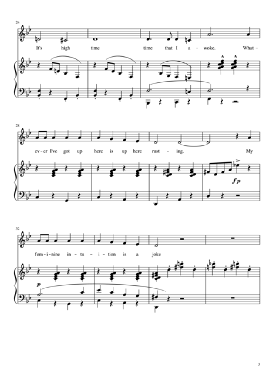 I Resolve Piano, Vocal, Guitar scores gallery preview page 3