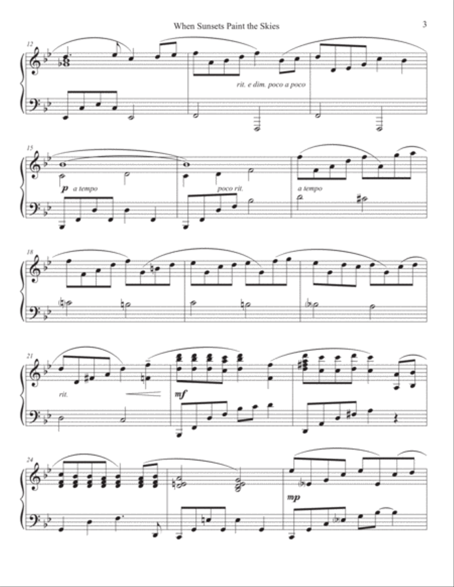 Last Dreams of Summer Piano Book Piano Solo scores gallery preview page 3