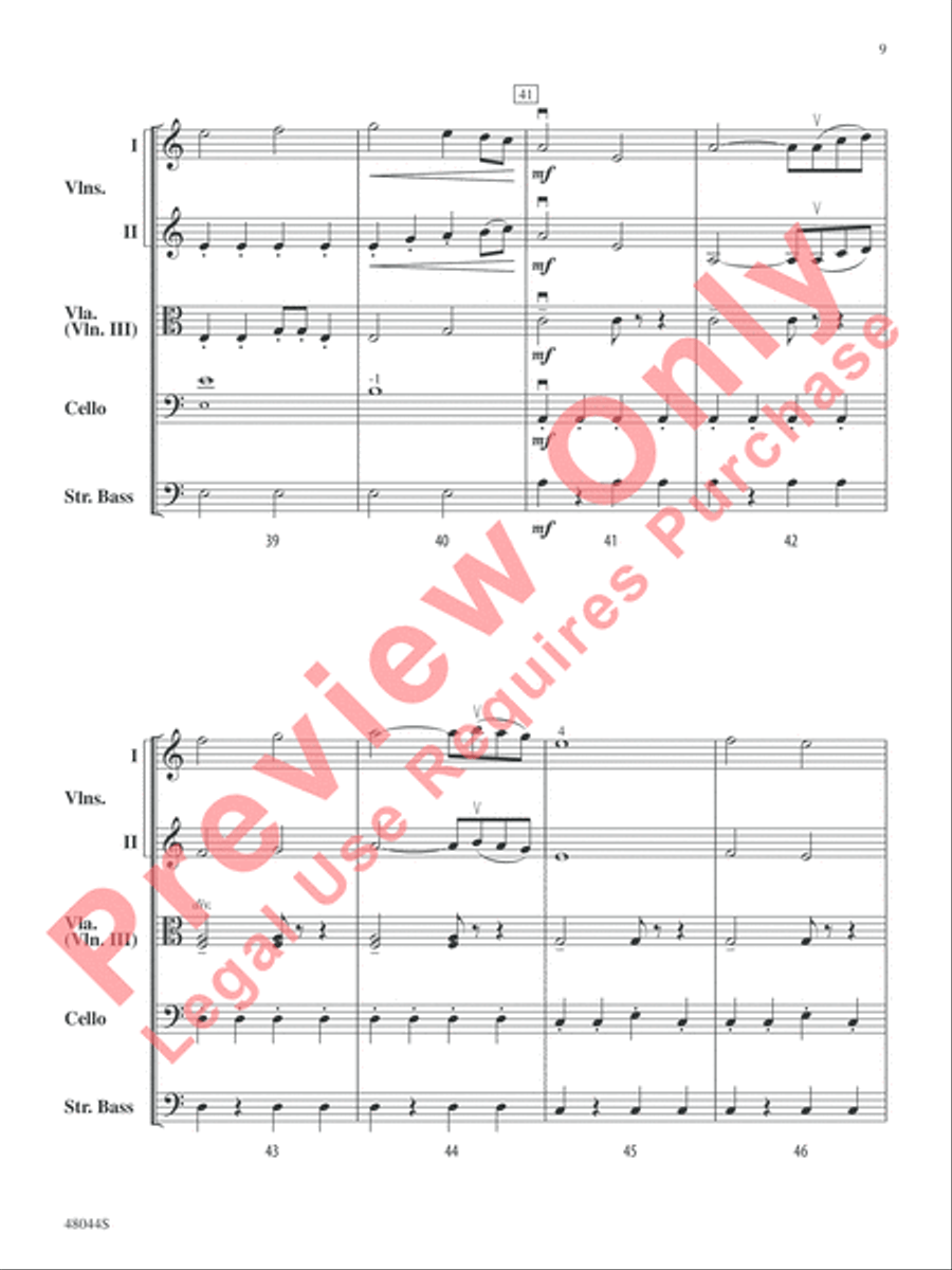 The Ascent The Ascent String Orchestra scores gallery preview page 10