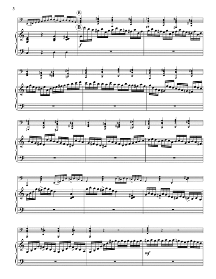 Moto Perpetuo (Perpetual Motion) Tuba scores gallery preview page 3