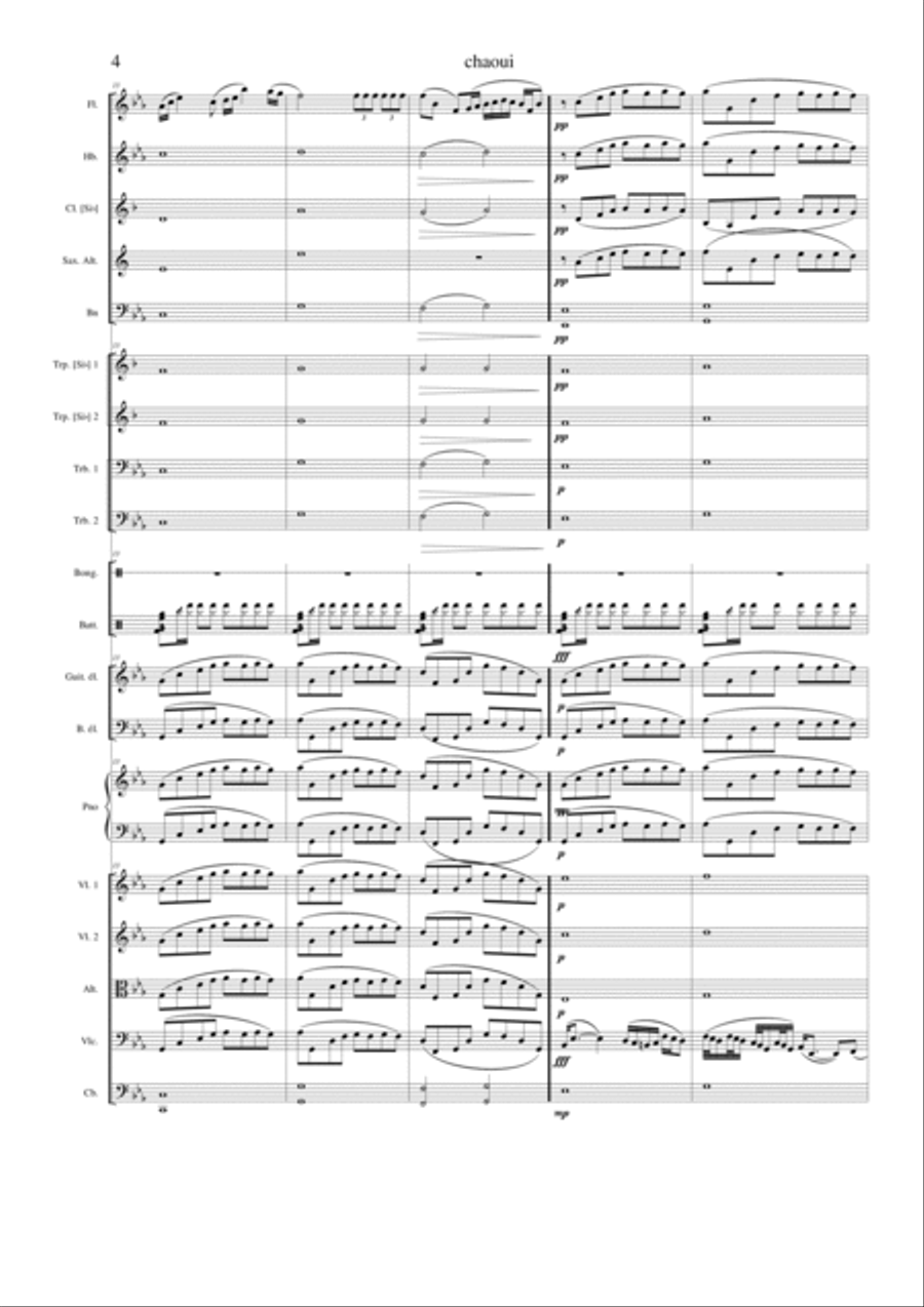 la danse de Aurès la danse de Aurès Full Orchestra scores gallery preview page 5