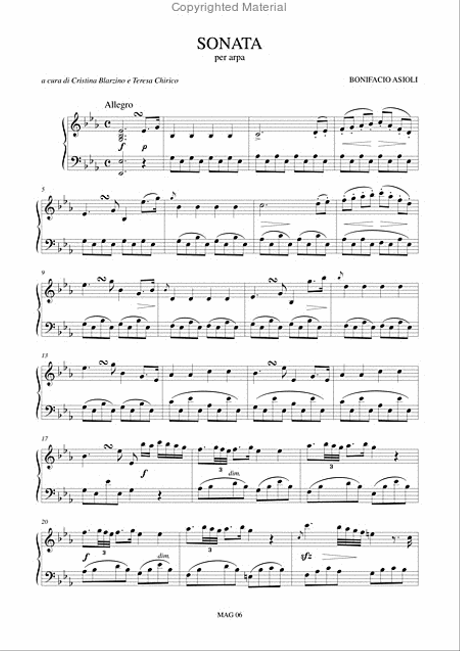 Sonata for Harp Harp scores gallery preview page 2