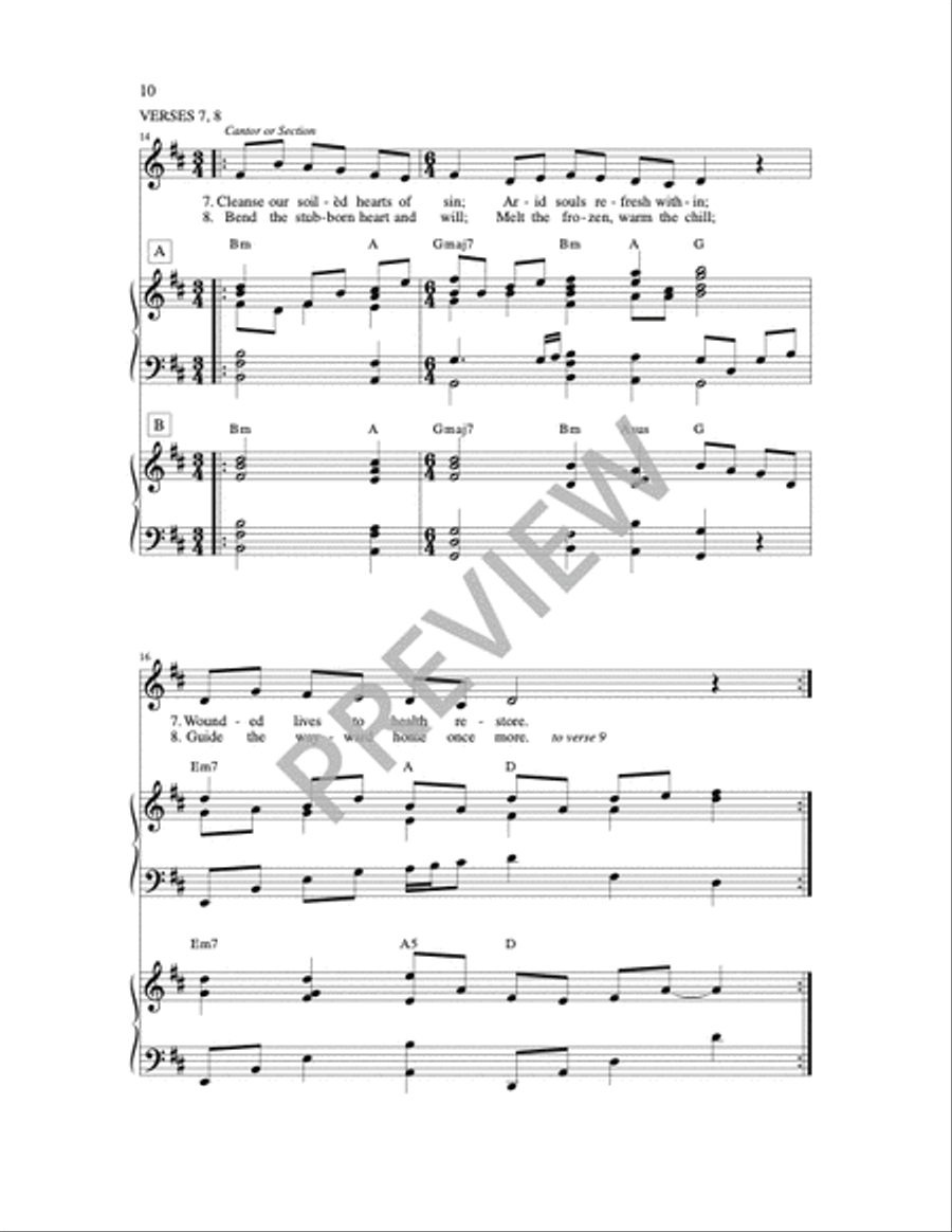 Veni Sancte Spiritus Veni Sancte Spiritus 4-Part scores gallery preview page 8