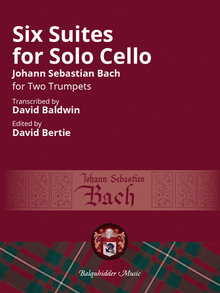 Book cover for Six Suites for Solo Cello