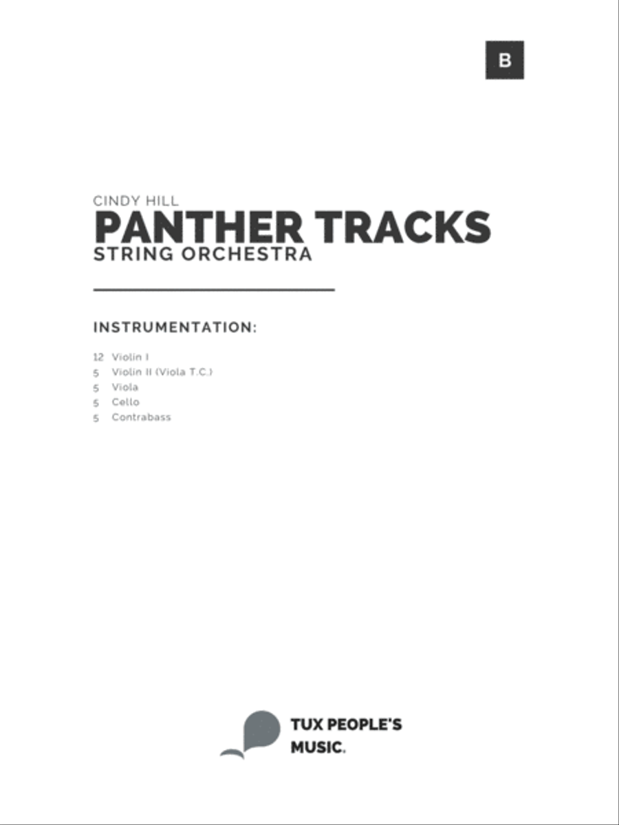 Panther Tracks Panther Tracks String Orchestra scores gallery preview page 2