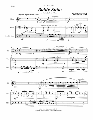 Baltic Suite for Flute, Cello and Bass