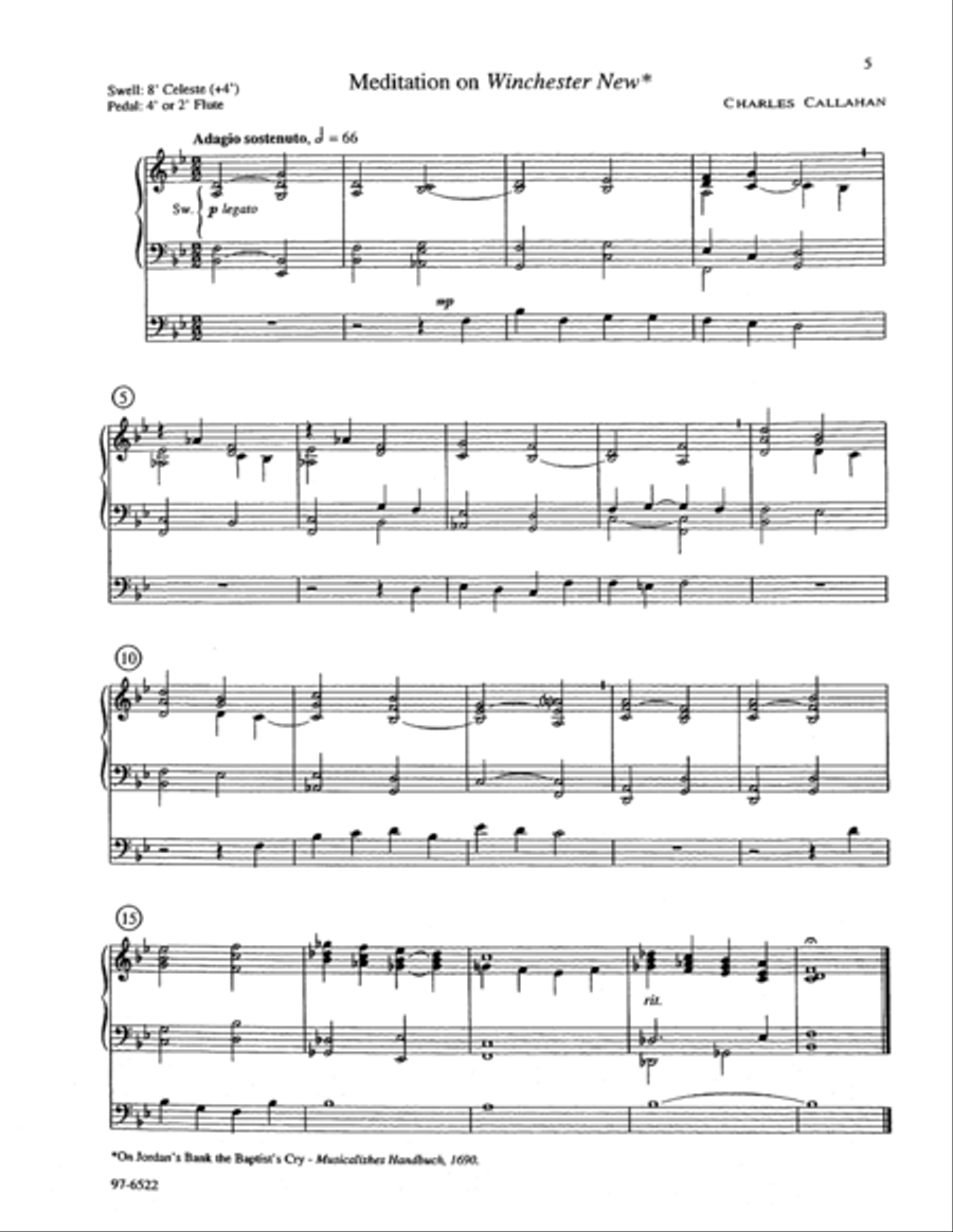 An Advent Triptych Organ scores gallery preview page 3