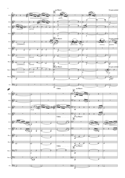 Debussy: Piano Preludes Bk.2 No.5 "Bruyères" - symphonic wind dectet image number null