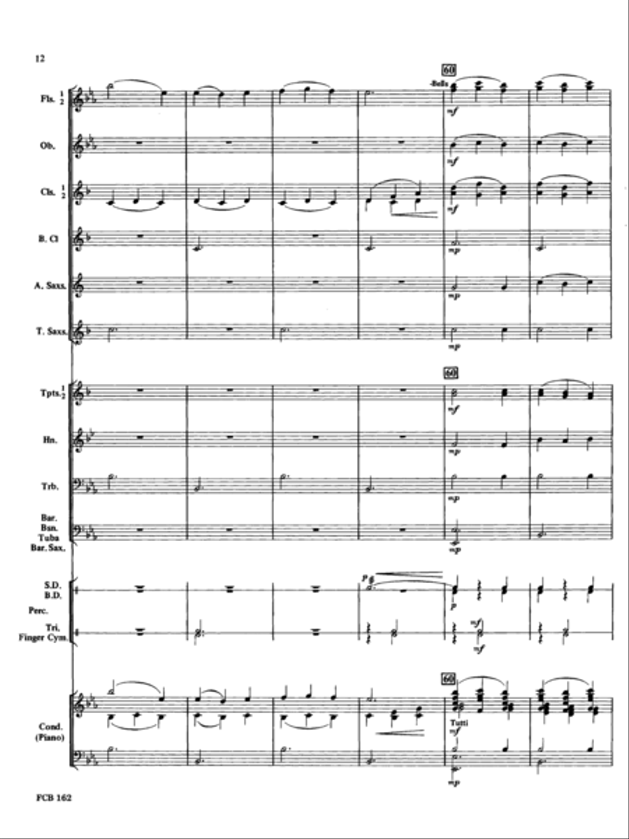 A Yuletide Celebration Concert Band scores gallery preview page 12