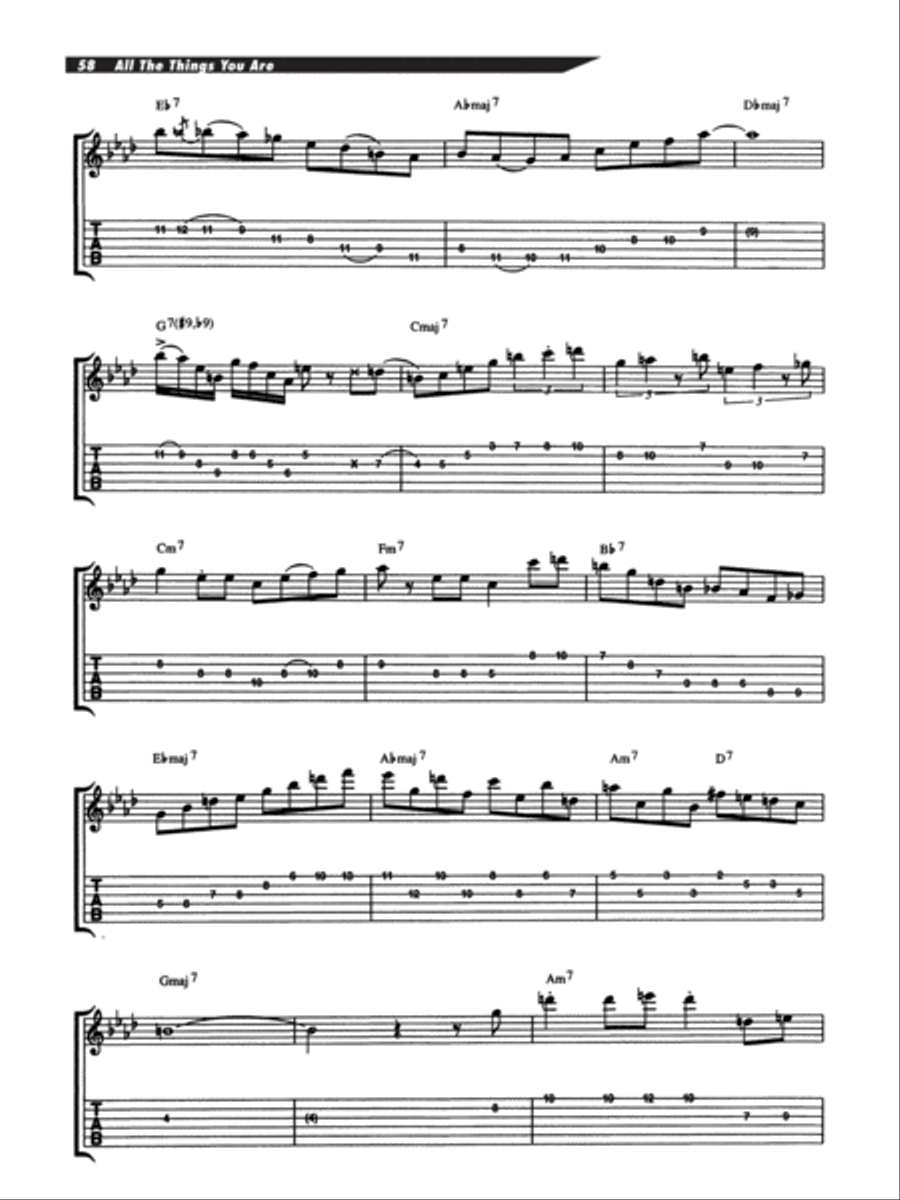 Joe Pass -- On Guitar Electric Guitar scores gallery preview page 59