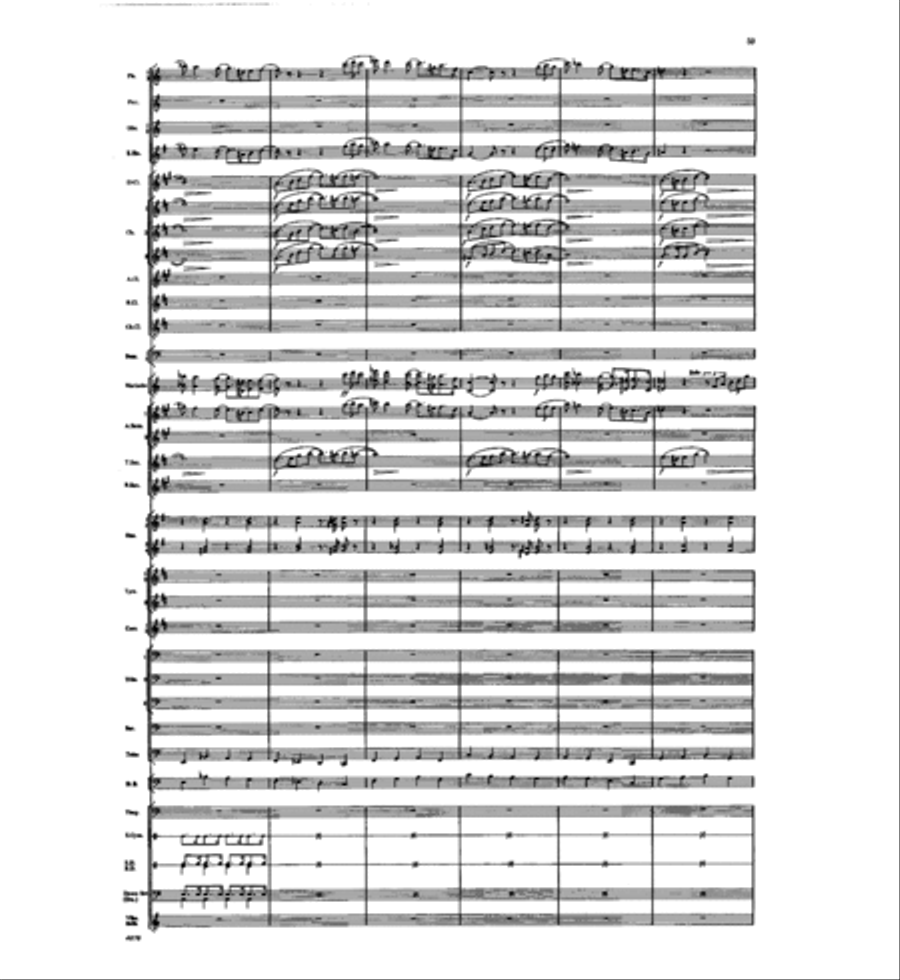 Concertino for Marimba and Winds Concert Band scores gallery preview page 57