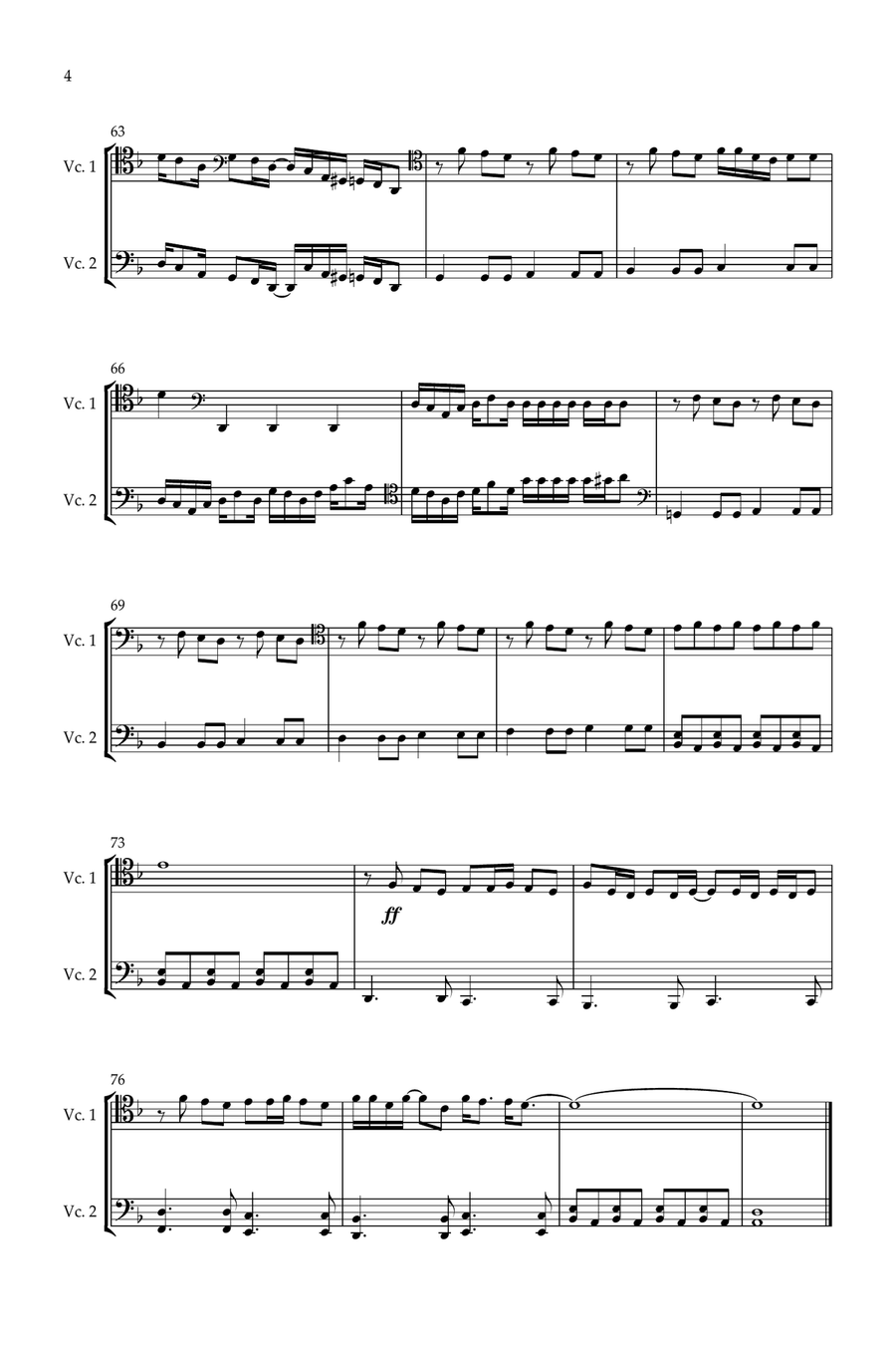 Dream On String Duet scores gallery preview page 4