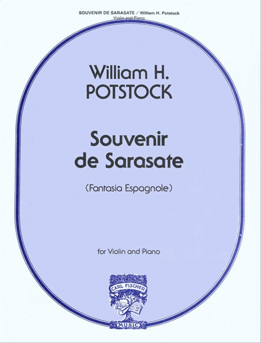 Souvenir De Sarasate Souvenir De Sarasate Violin Solo scores gallery preview page 1
