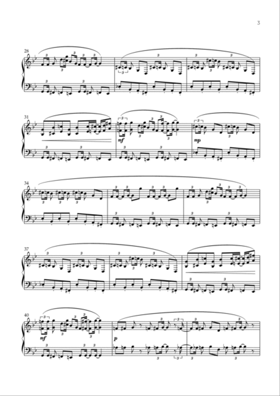 Dummy! Piano Solo scores gallery preview page 3